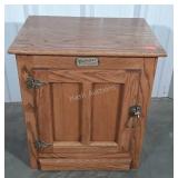White Clad Oak Side Cabinet in design of old Ice