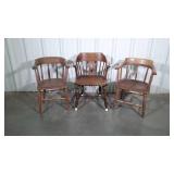 Three Early Chairs.