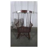 Rocking Chair missing one back spindle, removable