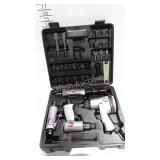 Pneumatic tool set - 3/8" ratchet, hammer chisel,
