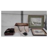 Group lot, includes two pictures and and vintage