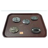 5 Belt buckles