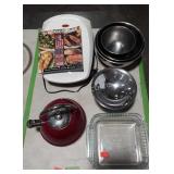 Kitchenware - Pyrex square glass baking dishes,