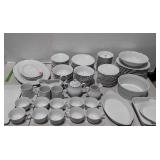 Dansk white china - 110-pcs grape vine pattern -