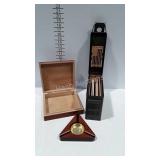 Ammo box shaped humidor, cigar box, and ash tray