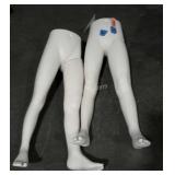 Two lower torso mannequins juvenile size code k