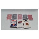 Playing cards - 8 unopened decks