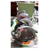 Tools, 3 Circular saws - Craftsman-motor runs, but