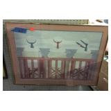 Framed wall picture seller code LT