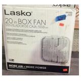 Box fan 20" tested and works seller code LW