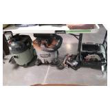 Tools Parts Lot, 2 shop vacs, skil saw, shop vacs