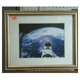 Framed NASA space picture.  20"×16".