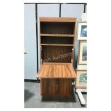 Wall unit storage cabinet, open shelves with fall
