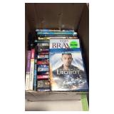 DVD movies, approx 22 - some are Blu-Ray