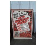 Movie Poster has wear