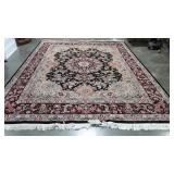 Room Rug, nice Ornt. Border Rug, deep reds with