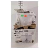 Aroma Simply Stainless Rice Cooker with quick