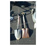 Two shovels