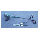 Electric weedeater and loppers