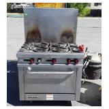 Vulcan commercial brand stainless steel oven,