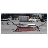 Hammock with hammock frame, is missing hook for