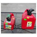 Two small fuel cans