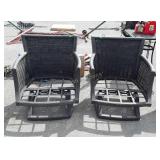Two patio spring rockers, made castelle seller
