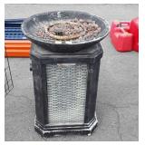 Patio propane heater, 29 inches tall seller code