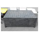 Outdoor patio storage box 51 inches long, seller