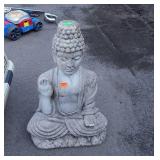 Concrete lawn decor statue 26 inches tall, seller