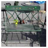 Metal patio glider, seller code KP