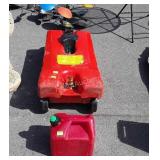 Small fuel can and boat motor gas tank, seller