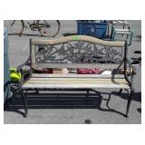 Wooden garden bench, 54 inches long seller code