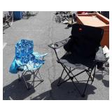 Two Folding Camping chairs