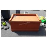 Suncast outdoor storage box 53 inches long