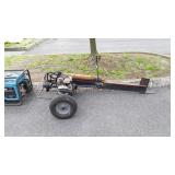Split-it log splitter not sure of tonnage, owner