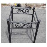 Square patio table no glass