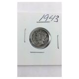 1943 Mercury dime