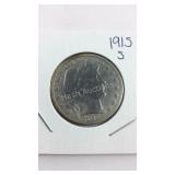 1915 S Barber Half Dollar