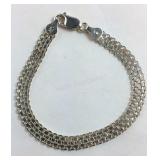 Cute Sterling Silver Bracelet Simple And Plain