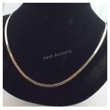 Sterling Silver Necklace 30" Length Made In Italy