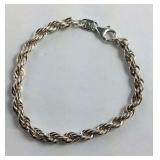 Nice Sterling Silver Bracelet .999 Silver Made In