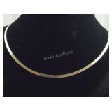 Sterling Silver 19" Necklace Made In Italy, Gram
