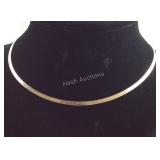 Sterling Silver Necklace 17" Length Made In