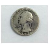 1943 George Washington Quarter