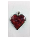 Large Red Heart Pendant