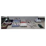 Christmas Decor Group lot, includes bulbs, tree