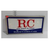 Advertising, RC Cola poly sign panel in metal