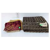 Catoctin Creek Farms woven wool throw in Sweet