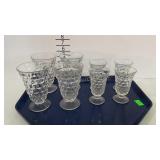 Fostoria, Early American pattern footed glasses -4
